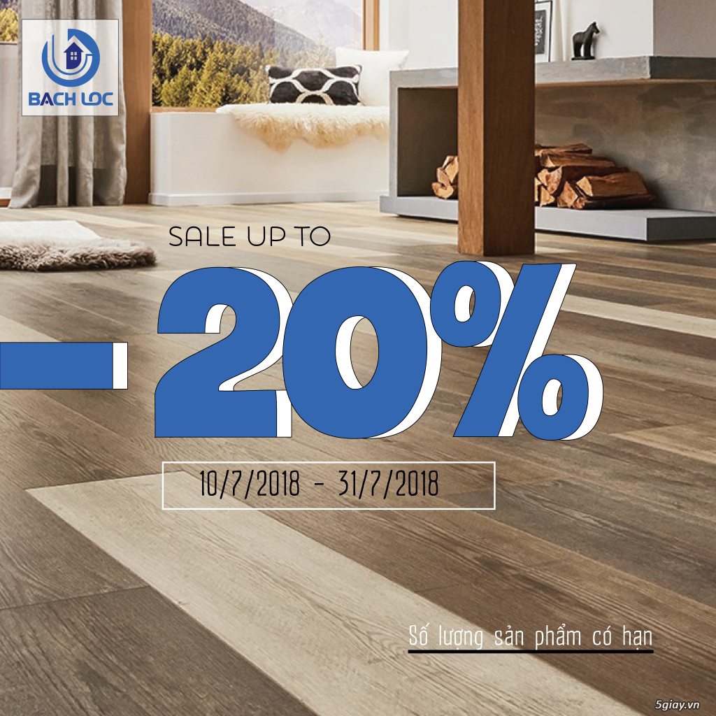 Khuyến mãi 20% với các sản phẩm sàn gỗ công nghiệp, tự nhiên. - 22