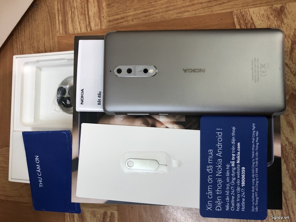 Nokia 8 Còn bh đến tháng 4/2019