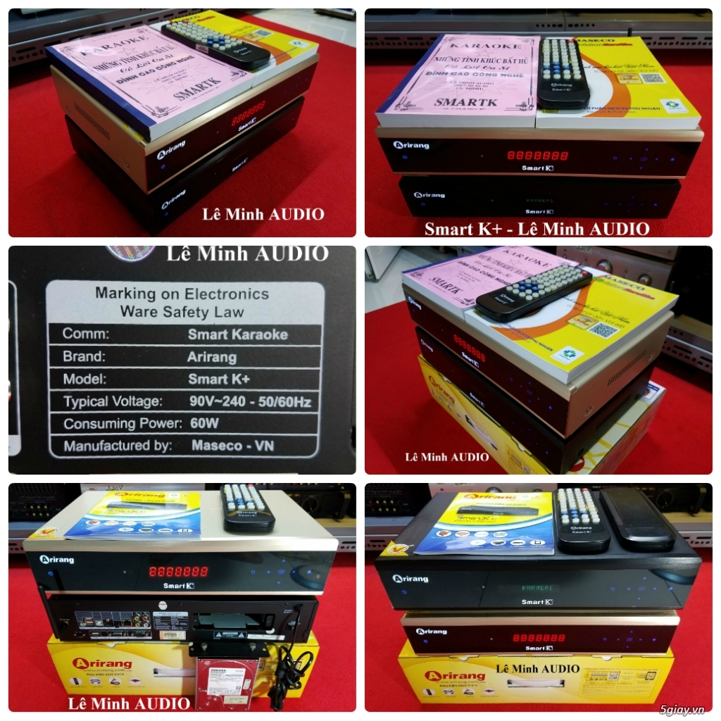 Đầu KaraOke Arirang 3600 Deluxe A - SmartK - 3600 HDMI - AR3600 - AR3600S - 19
