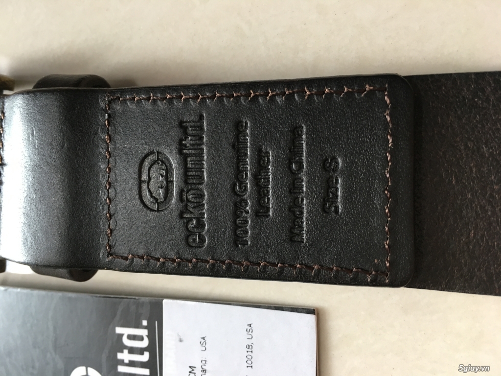 Dây nịt ecko unltd mới 100% size S màu nâu 700k - 2