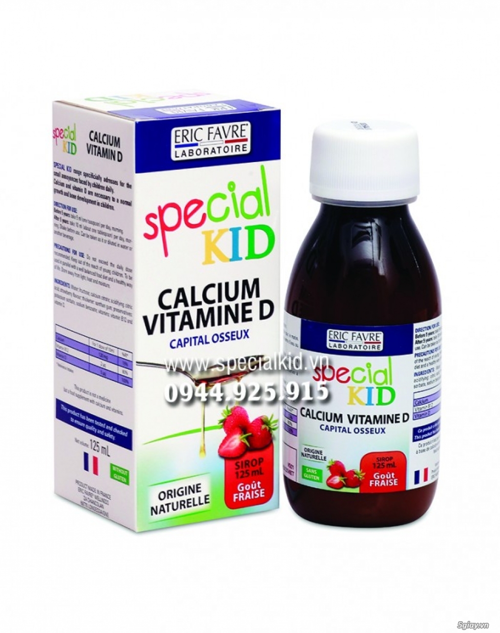 Thực phẩm bảo vệ sức khỏe Special Kid Calcium Vitamine D 125ml