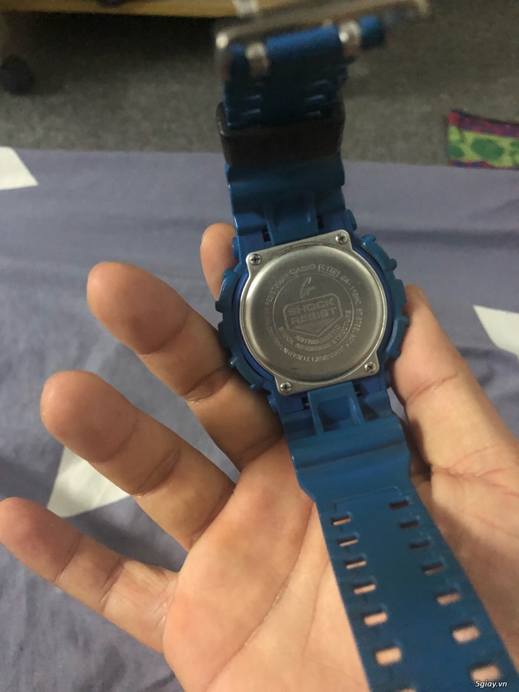 Cần bán đồng hồ Casio Gshock GA 110AC màu xanh cực hiếm - 4