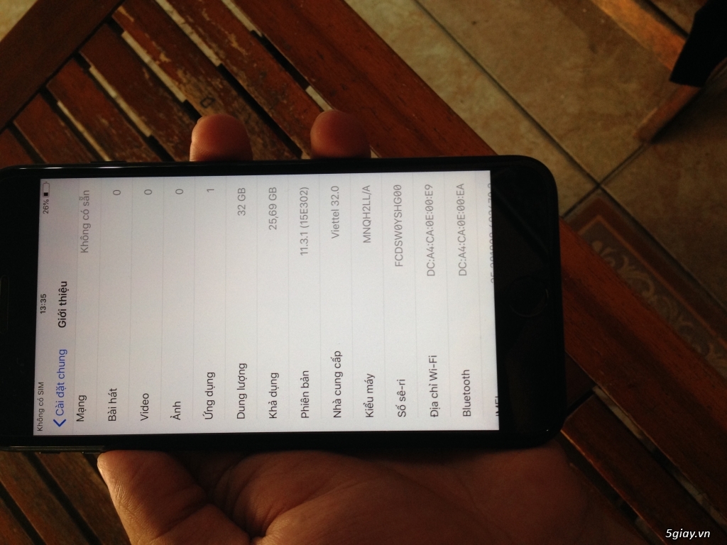 Iphone 7 plus đen 32gb - 1