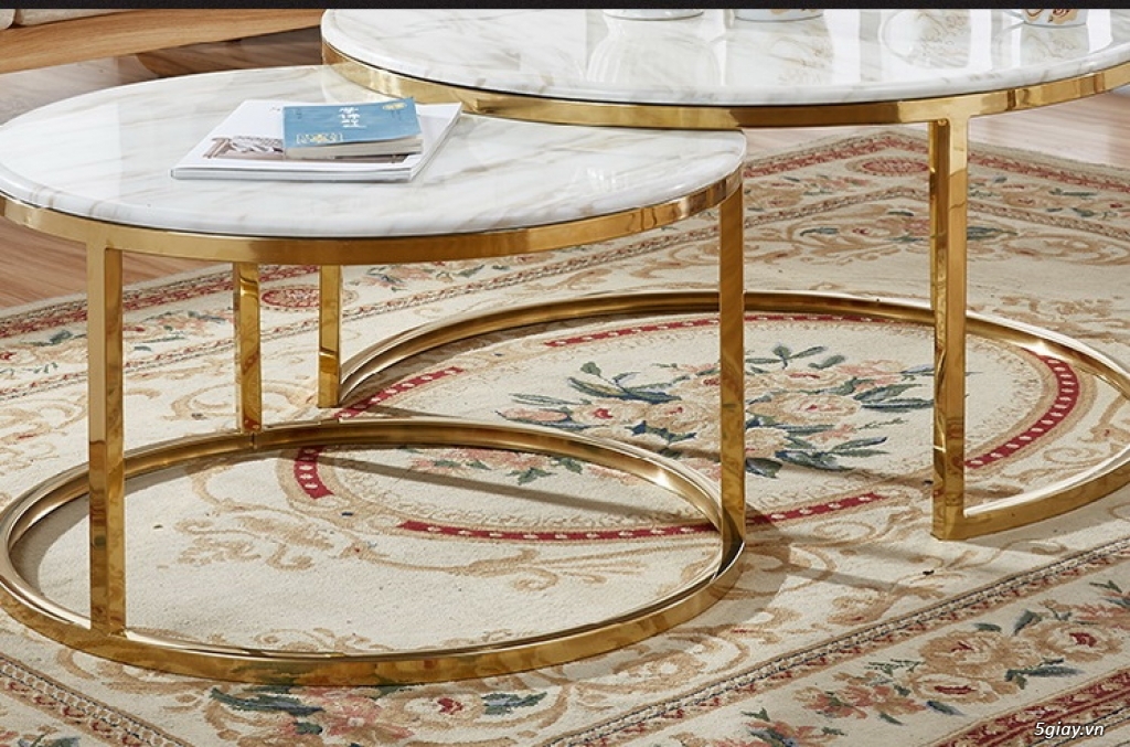 Bàn sofa hiện đại Montegrey mạ vàng - 3