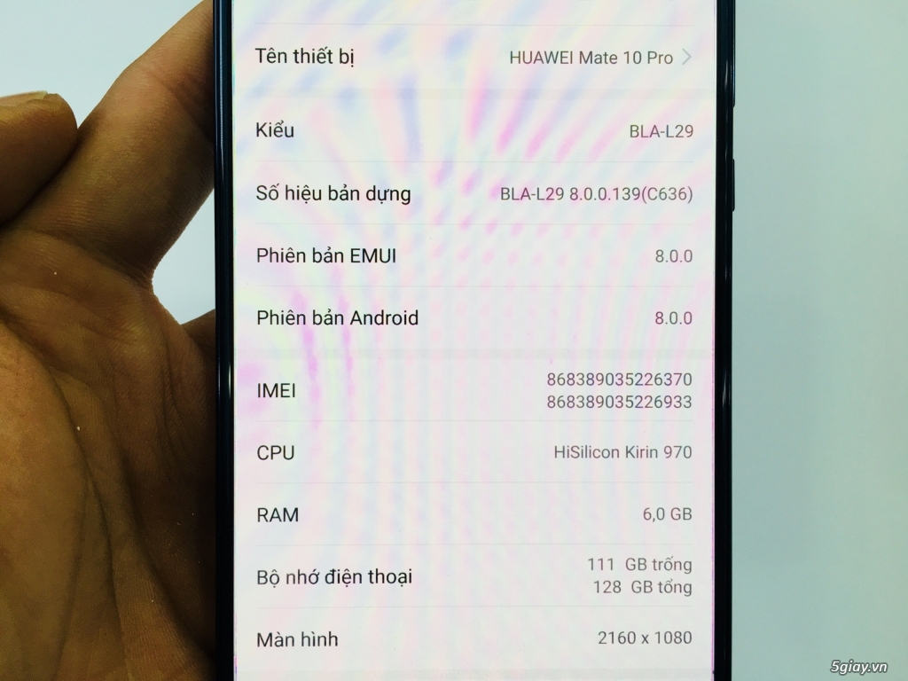Huawei Mate 10 Pro 2 Sim 6/128 QT L29 Fullbox 99% Còn Bảo Hành - 1