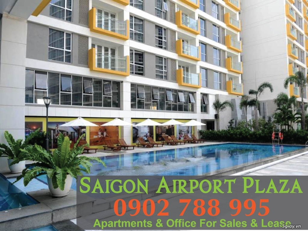 PKD CĐT bán CH 3PN Saigon Airport Plaza hướng Đông Nam, LH 0902788995