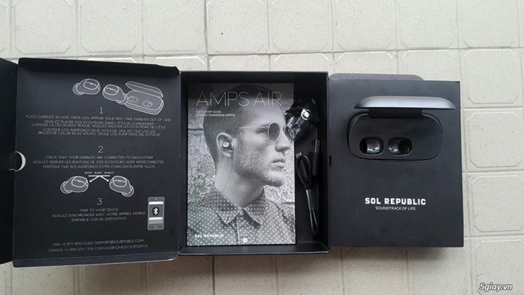 Tai nghe true wireless Sol Republic Amp Air shipped US - 5