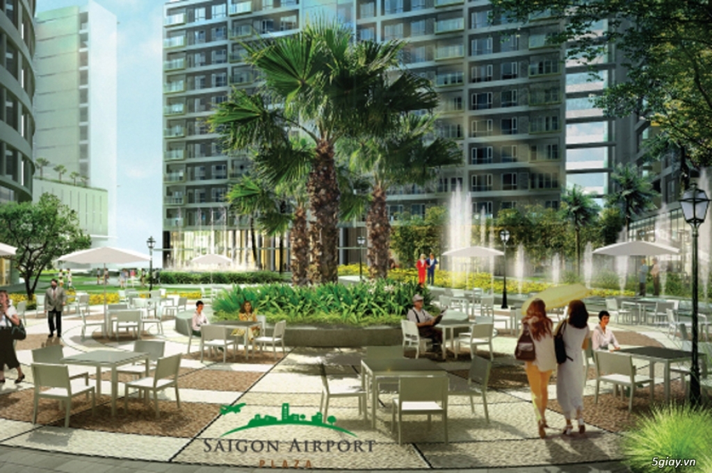 Chỉ 4.09 tỷ sở hữu ngay CH 2PN, 95m2 Sài Gòn Airport Plaza, cạnh sân b