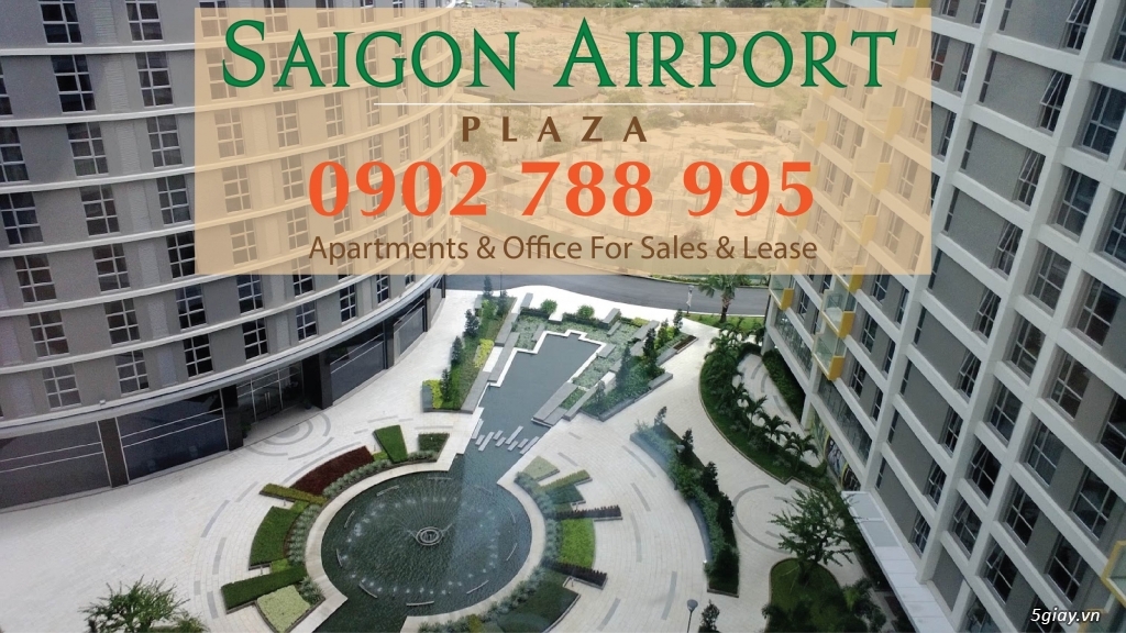 Chỉ 43 triệu/m2 sở hữu ngay CH 95m2 Sài Gòn Airport Plaza, 0902788995 - 2