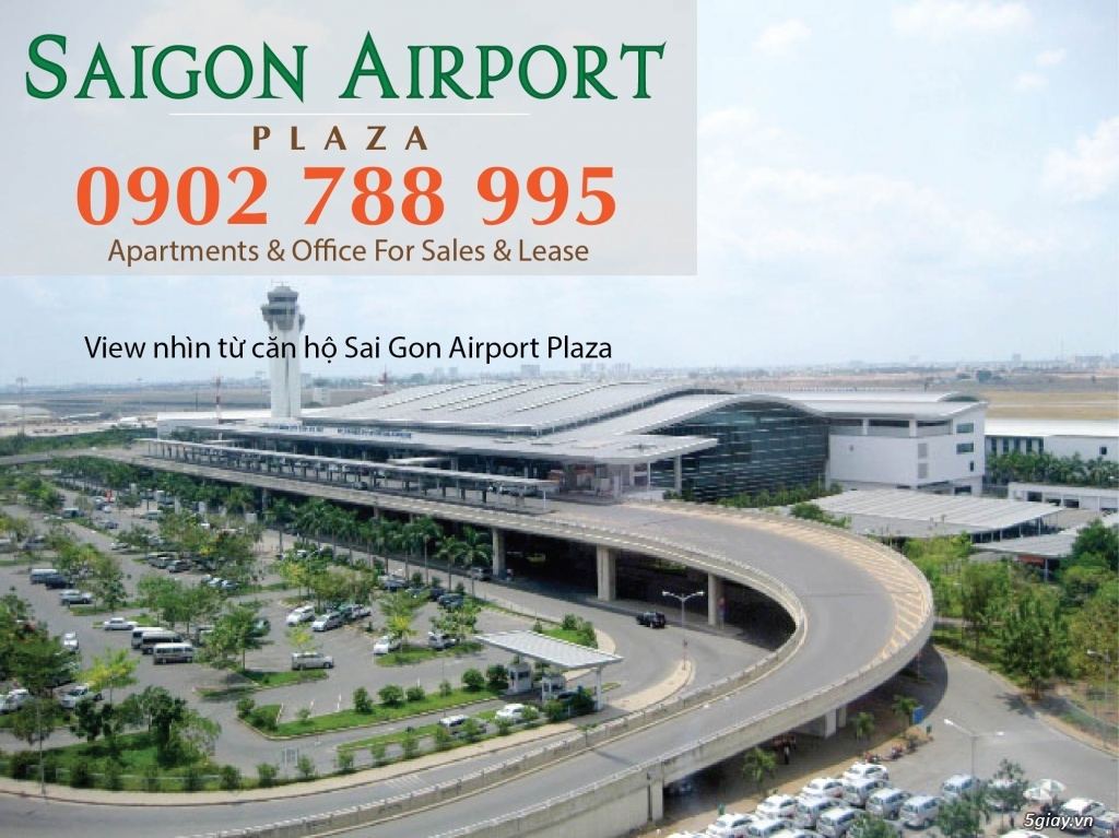 PKD CĐT cho thuê CH Saigon Airport Plaza 3 PN view sân bay, 0902788995