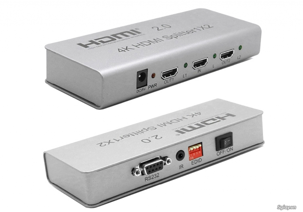 Bộ chia HDMI chính hãng Kiwi S2.1 truyền tín hiệu trên 25m