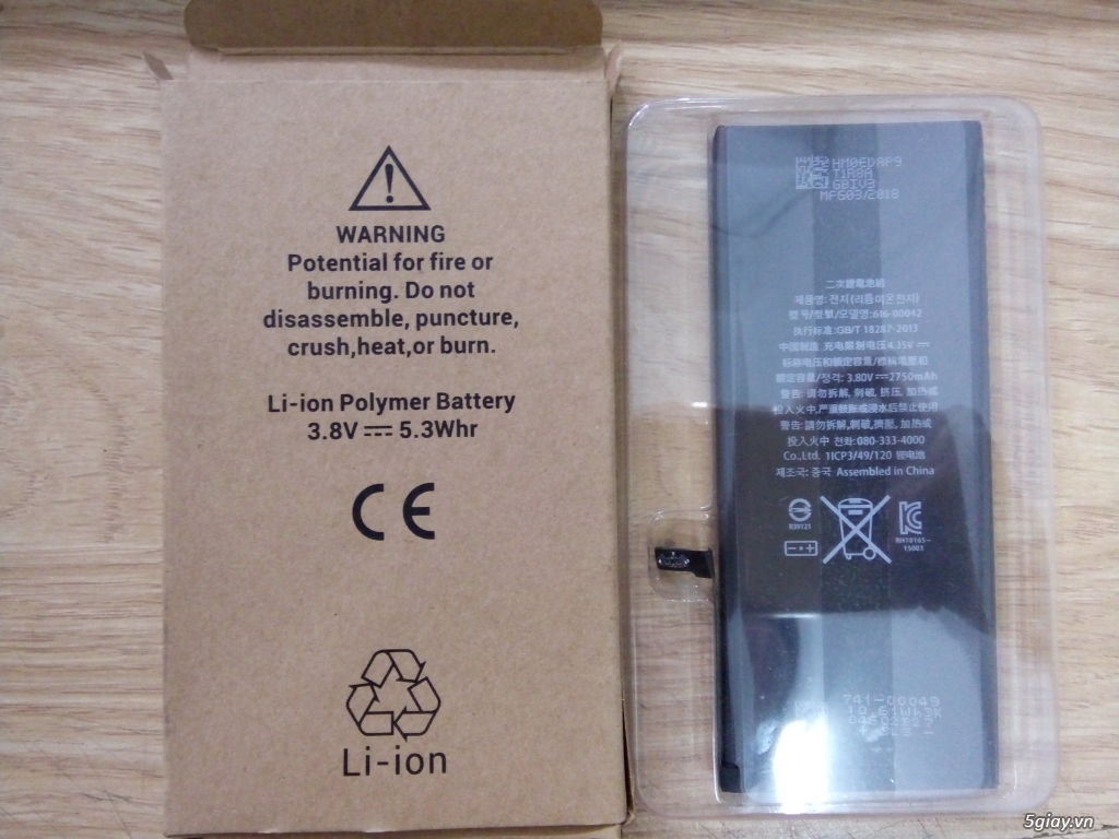 Cửa hàng Tuấn Mập bán Pin Iphone chính hãng bảo hành 1 năm - 5