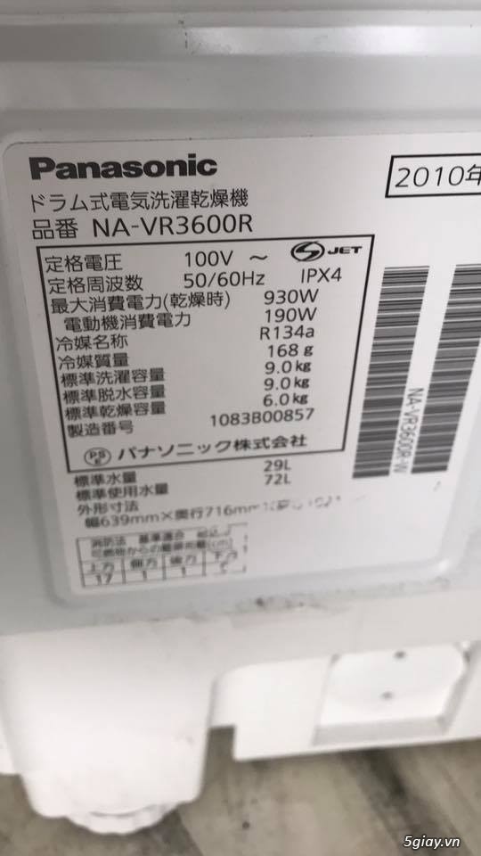Máy giặt Panasonic, National, Toshiba kết hợp máy sấy - 24