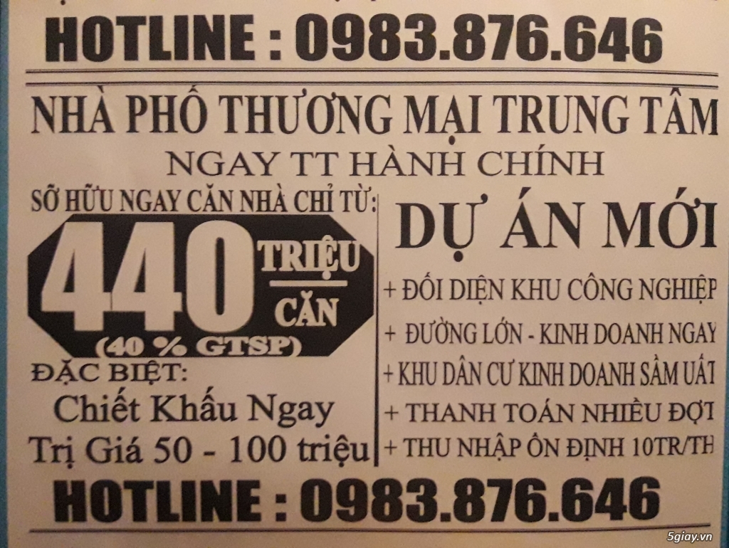 NHÀ PHỐ THƯƠNG MẠI TRUNG TÂM. ĐẦU TƯ 100% SINH LỢI - 2