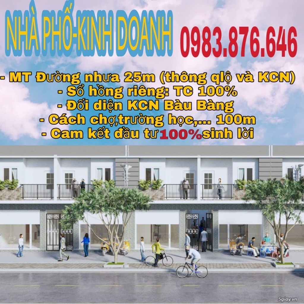 NHÀ PHỐ THƯƠNG MẠI TRUNG TÂM. ĐẦU TƯ 100% SINH LỢI