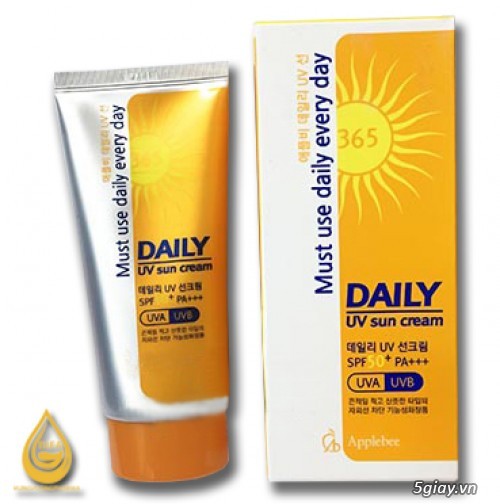 Kem chống nắng Applebee Daily UV Sun Cream SPF50+ PA+++