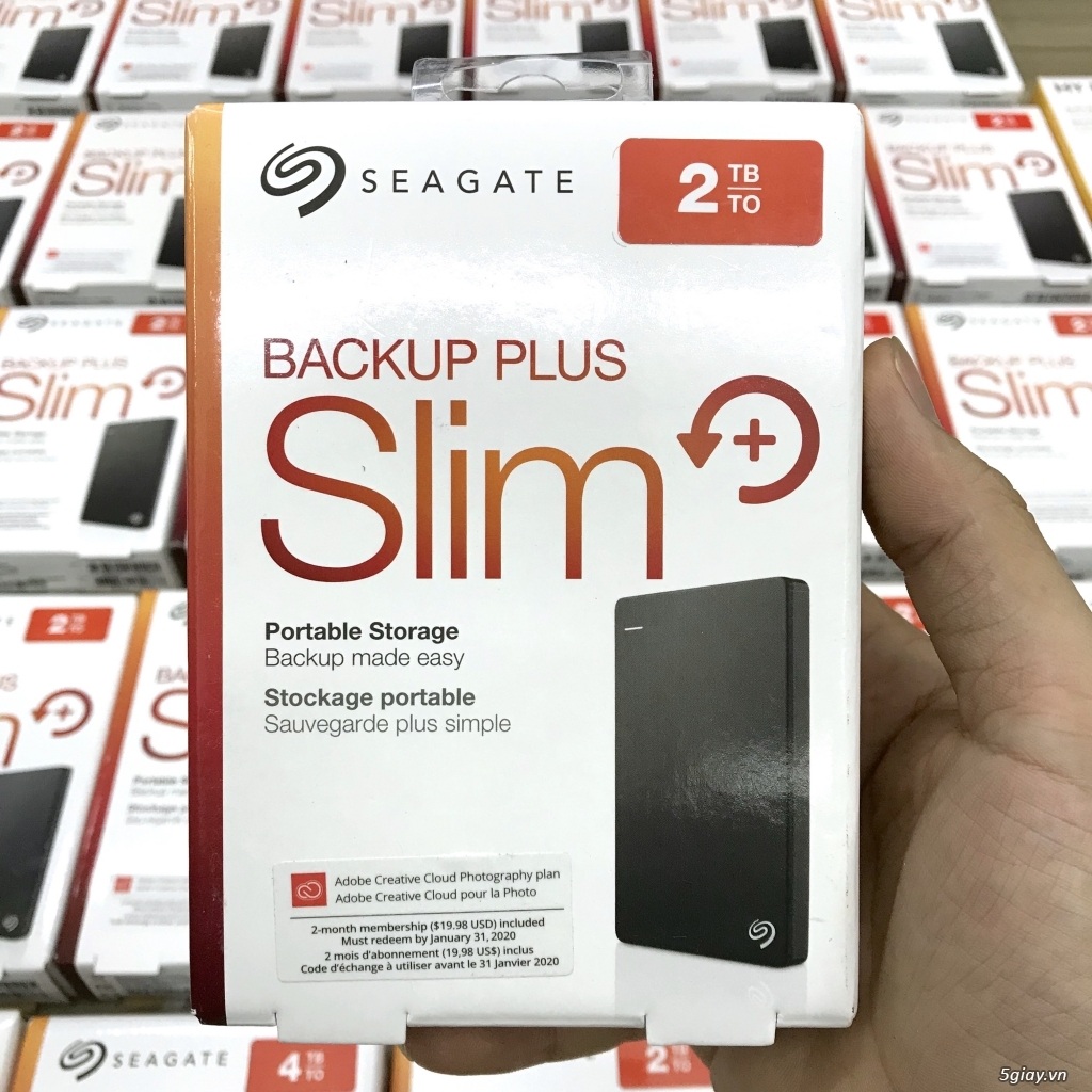 Ổ cứng di động Seagate Backup Plus Slim 2TB 2.5 NEW 100% - 5