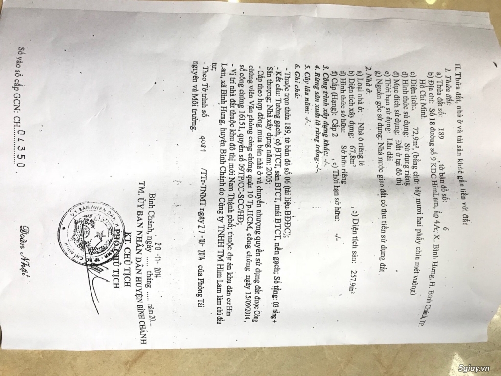 Cần bán nhà gấp Q8 gia( 7ti,800) .Con thuong luong ! - 1