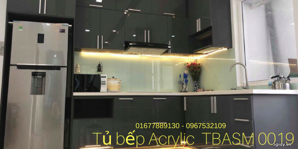 Tủ bếp Acrylic TBASM0018 quận 2-hcm - 11