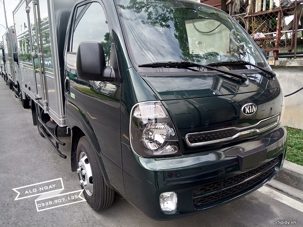 Xe tải 2.4 tấn KIA FRONTIER K250 (KIA K250)-thùng kín, xanh rêu