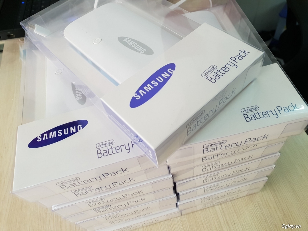 Sạc dự phòng Samsung 5Cell, Sạc trên 3 lần Ip 6S, dung lượng thật