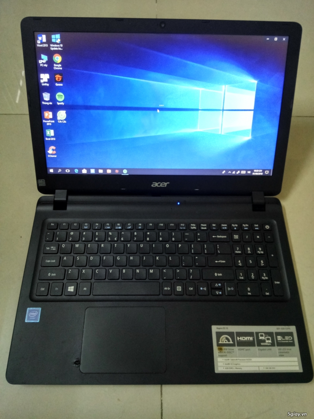 Bán Laptop Acer ES1 533 c5ts màn hình 15.6 inches giá mềm.... - 1