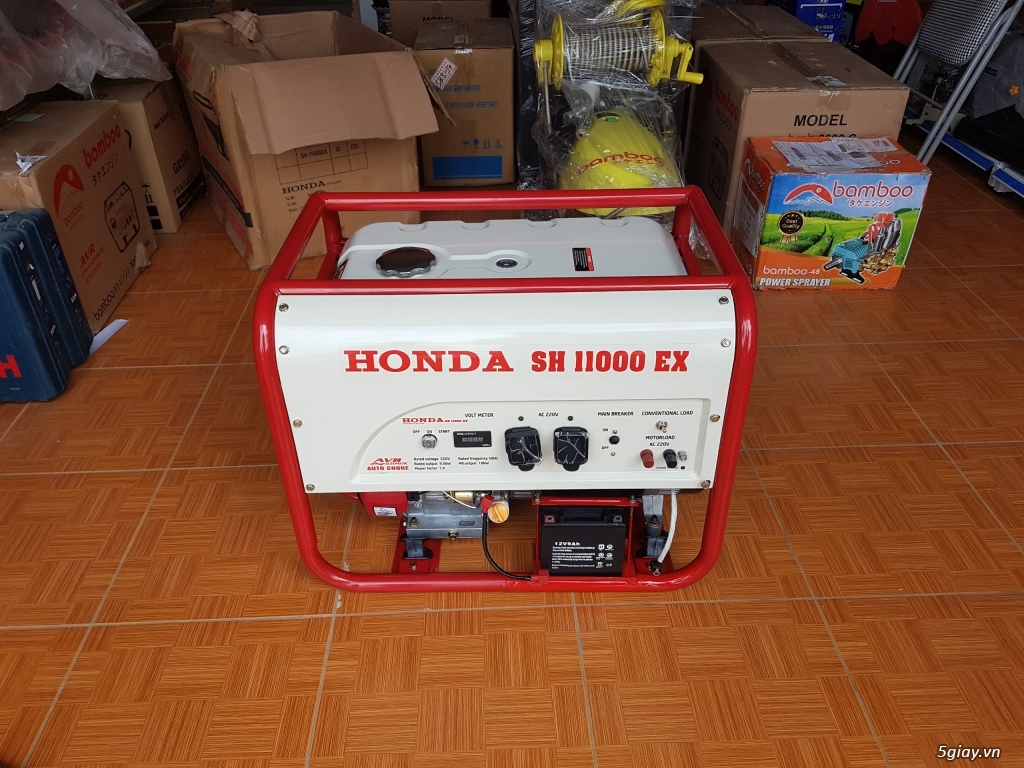 Máy phát điện Honda SH 11000 (10kw; xăng; đề) - 1