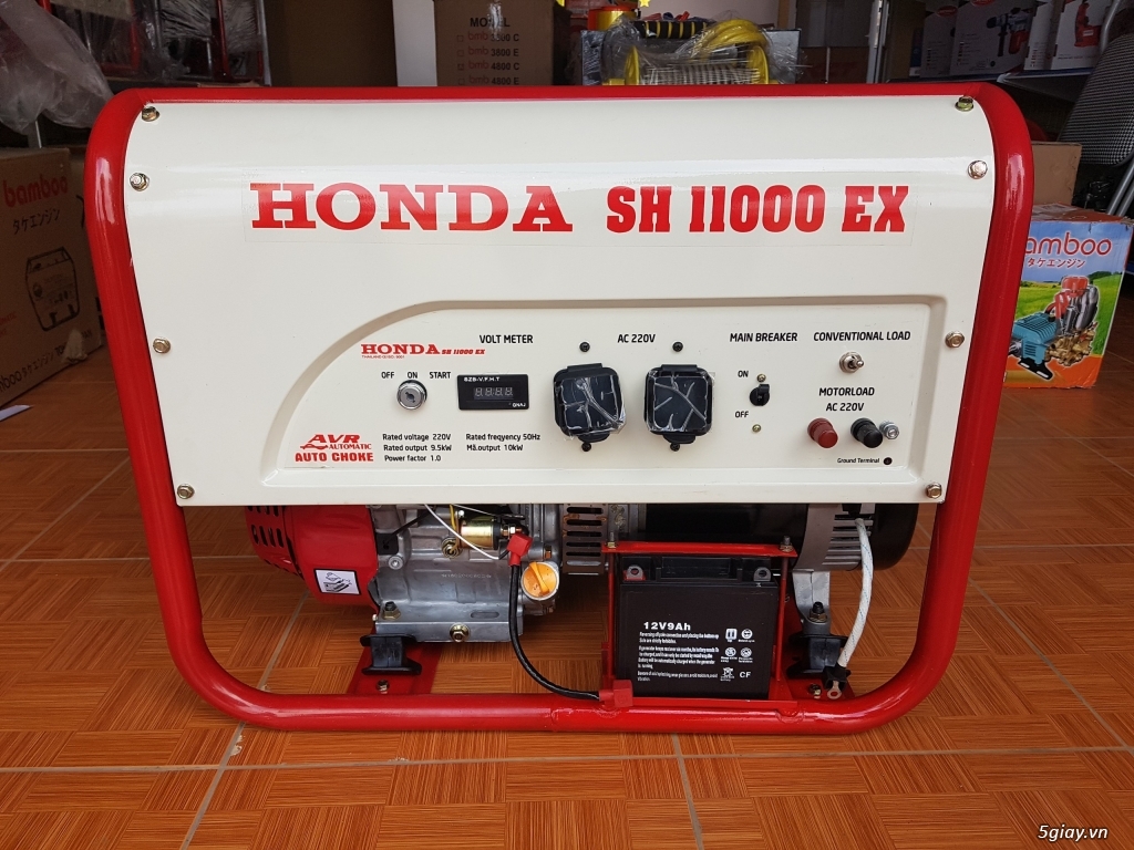 Máy phát điện Honda SH 11000 (10kw; xăng; đề)