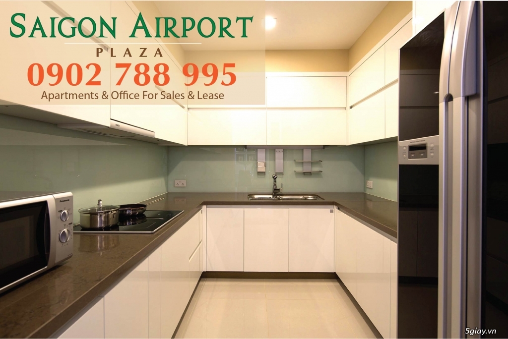 Bán CH 125m2 Saigon Airport Plaza, liền kề sân bay, nội thất cao cấp