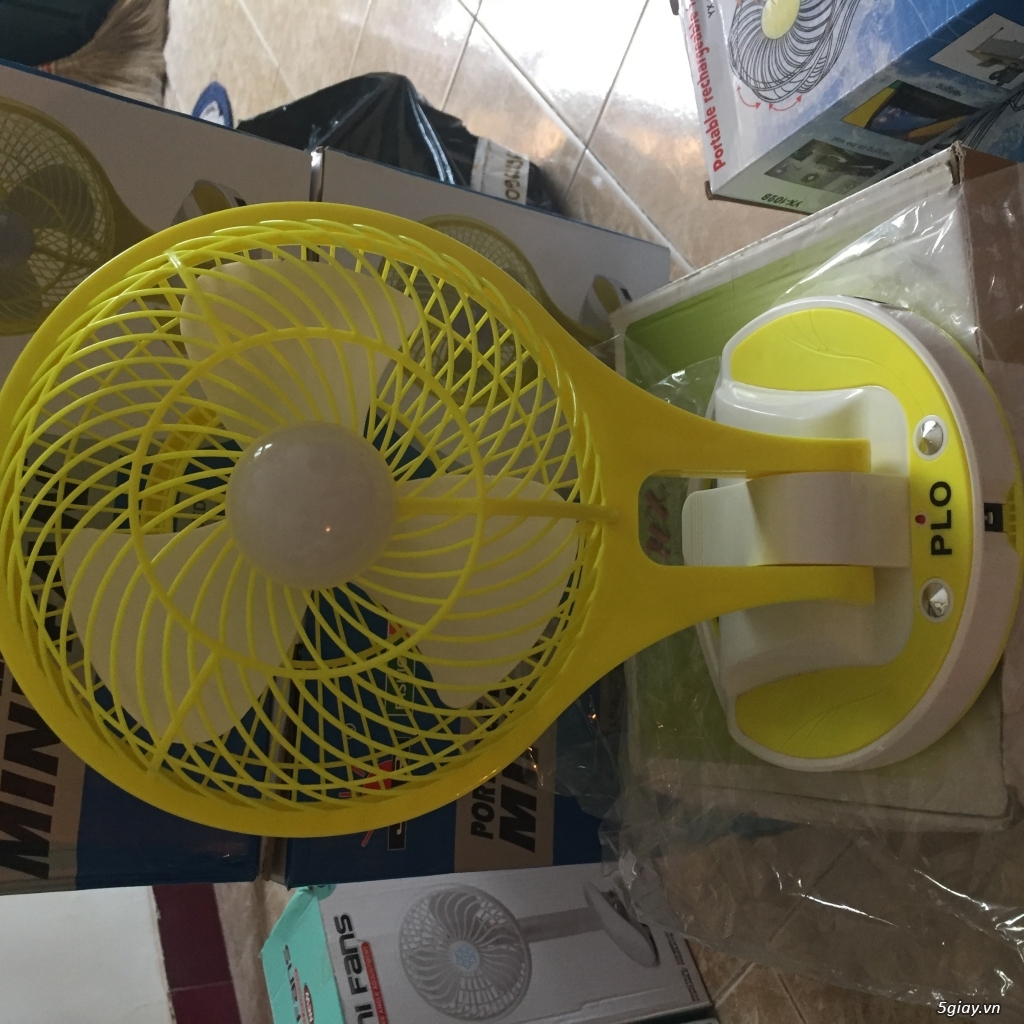Quạt sạc pin mini bền đẹp, giá sỉ lẻ cho cửa hàng - 2