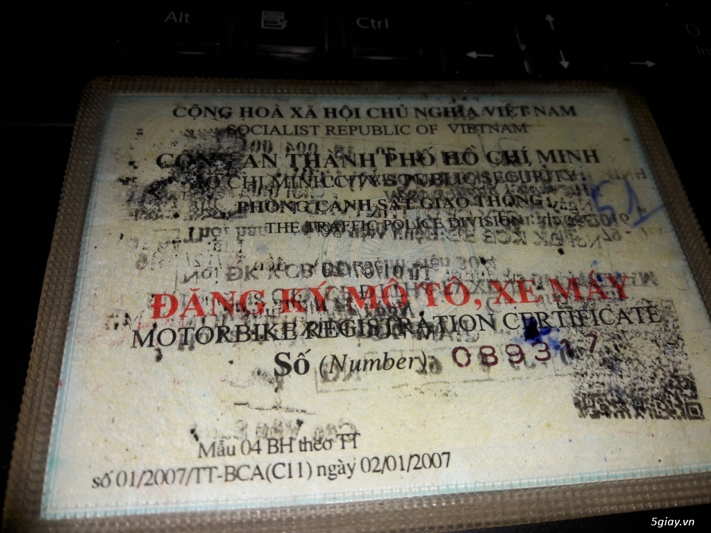 Cần bán gấp xe máy yamaha exciter 2007 - màu đen tím - 1