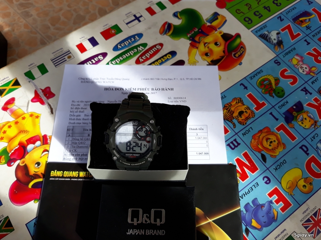 Đồng hồ Thể Thao Q&Q chíh hãng còn bảo hành 9 năm tại Đăng Quang Watch - 1