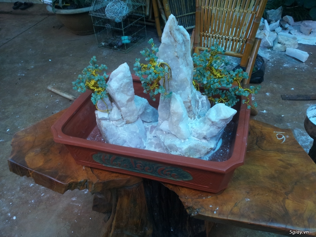 Bể non bộ đá quý thạch anh - 3