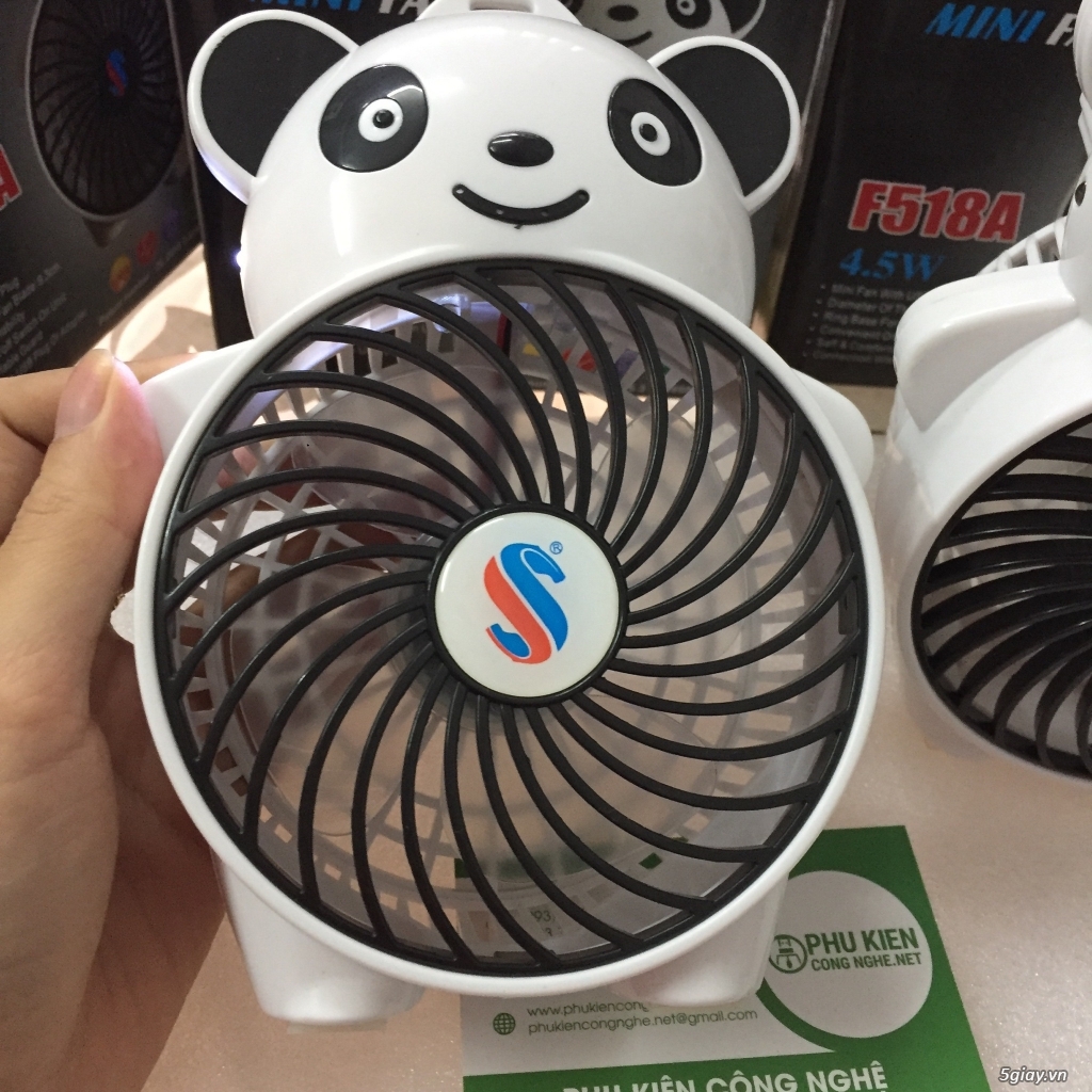 Quạt sạc pin mini cho bé - 3