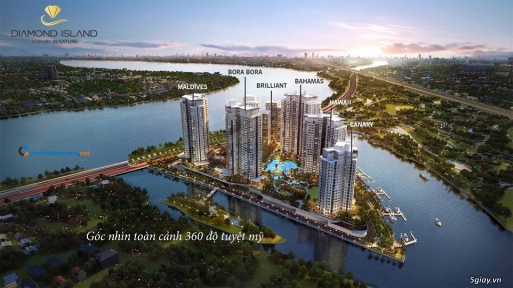 DIAMOND ISLAND mở bán Tháp Canary
