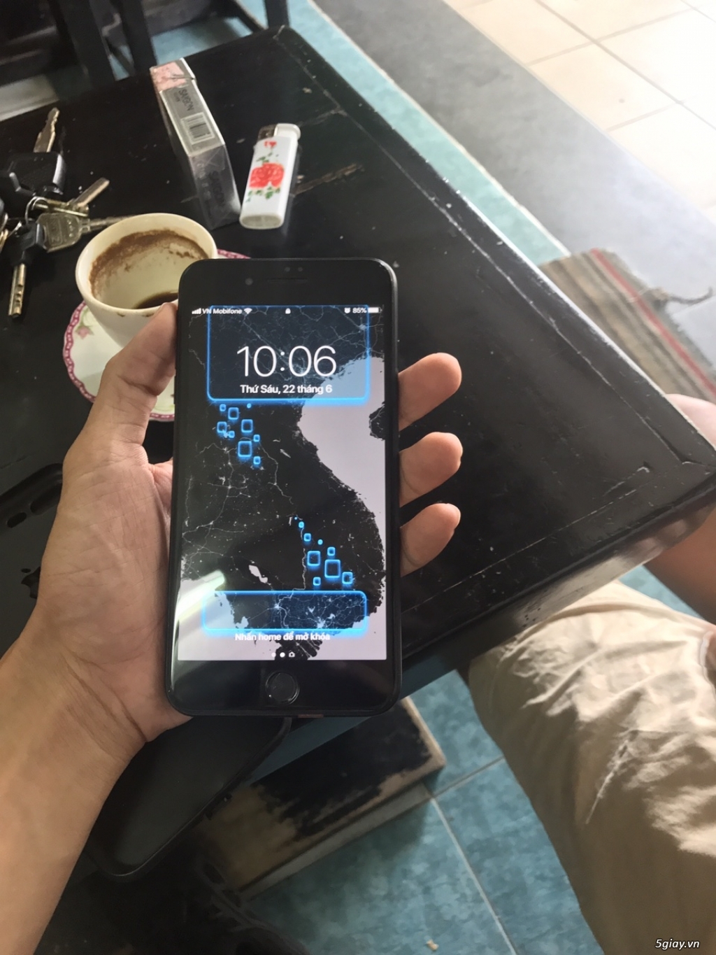 Iphone 7plus 32G Đen nhám - 1