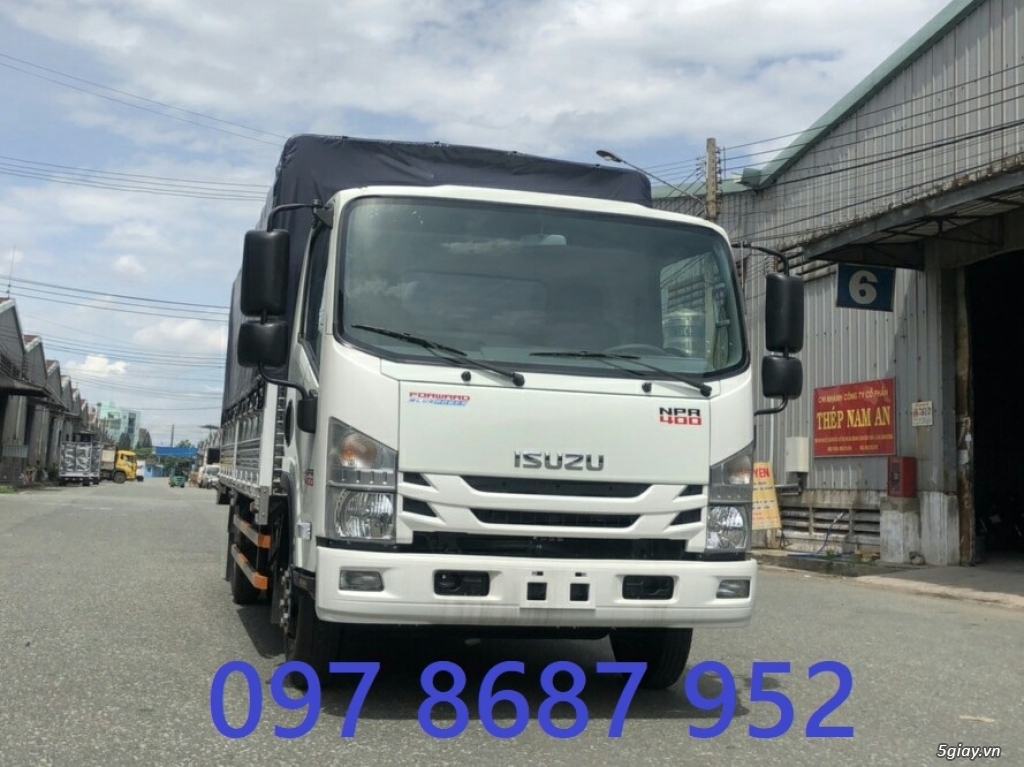 Xe tải thùng 3t5 giá rẻ  \ xe tải mui bạt 3.5 tấn giá rẻ,  isuzu 3,5t - 1