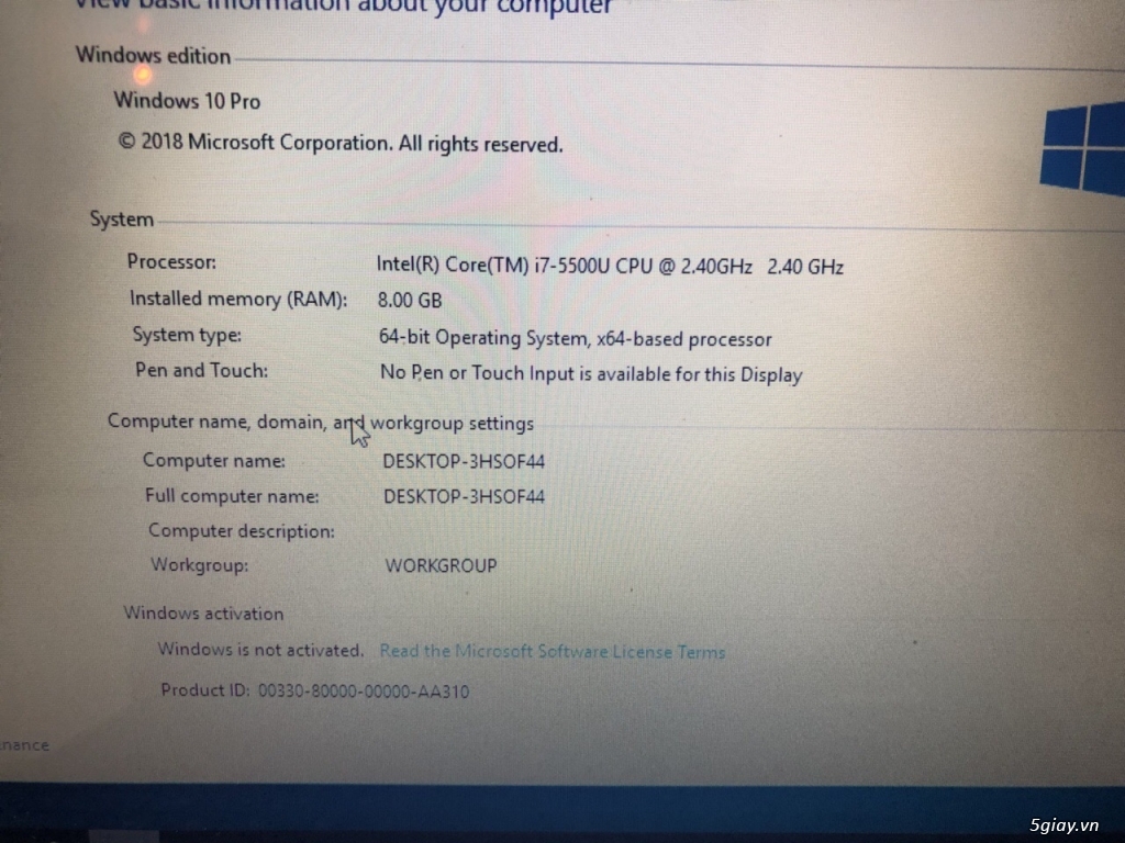Dell Inspiron 3543 Core I7
