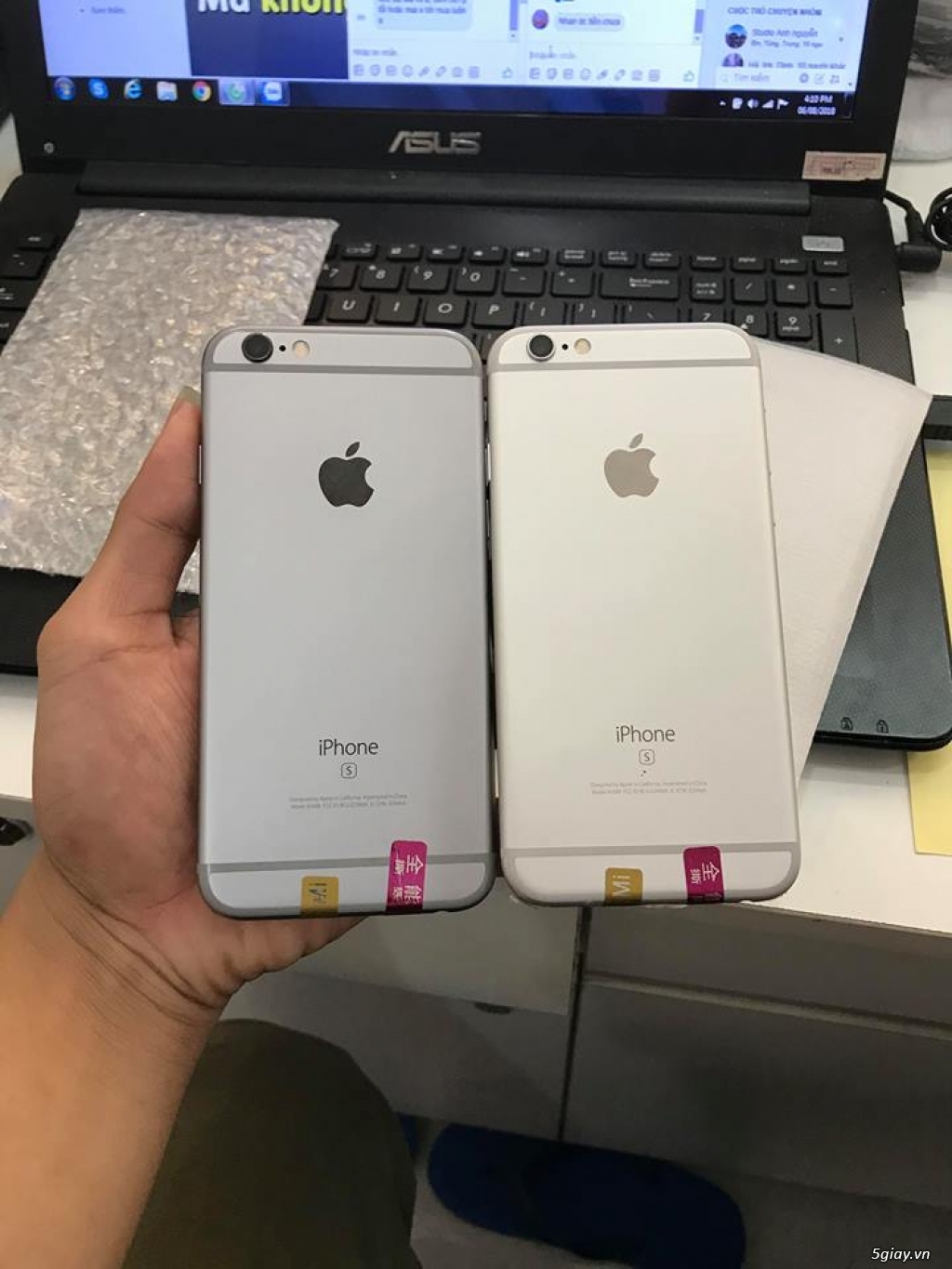 iPhone 6s 6splus 16gb silver & gray - 1