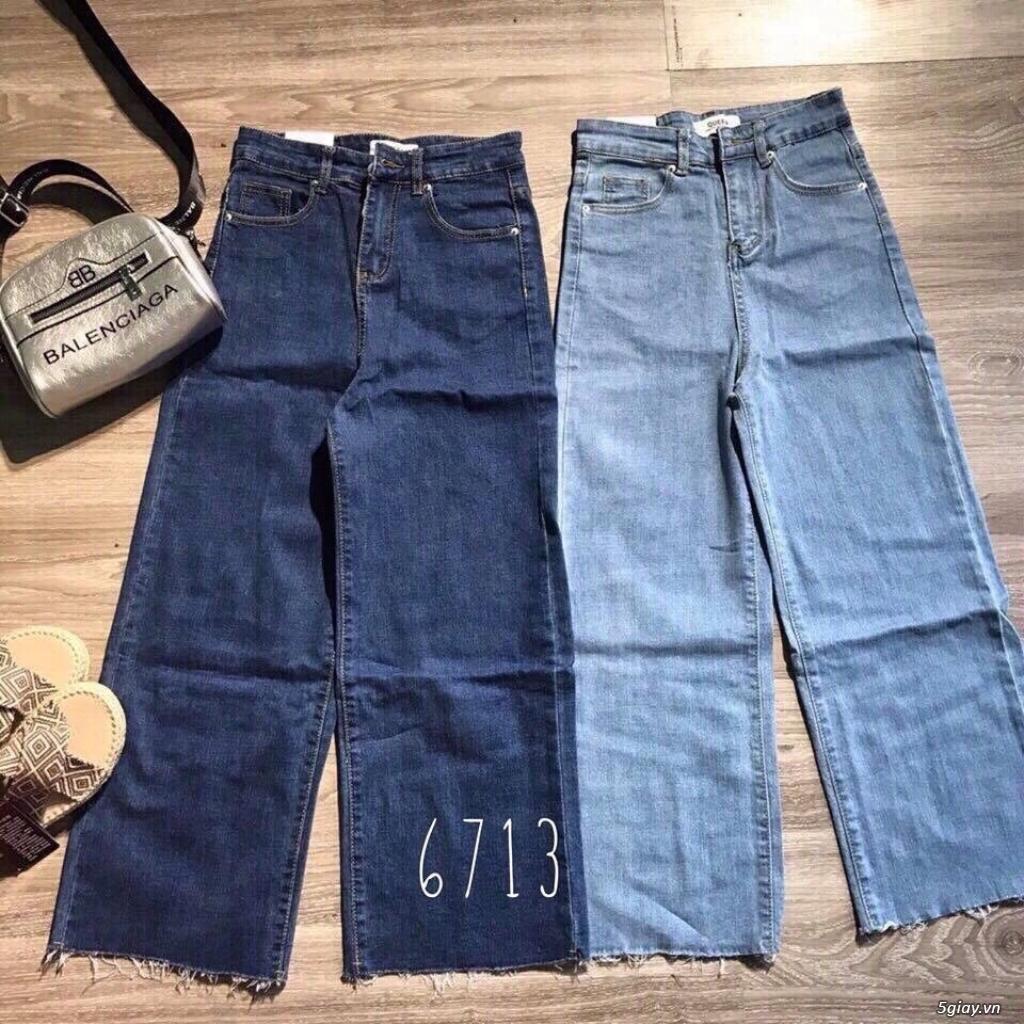 QUẦN JEANS CULOTTES MIX ĐỒ CỰC ĐẸP - 2