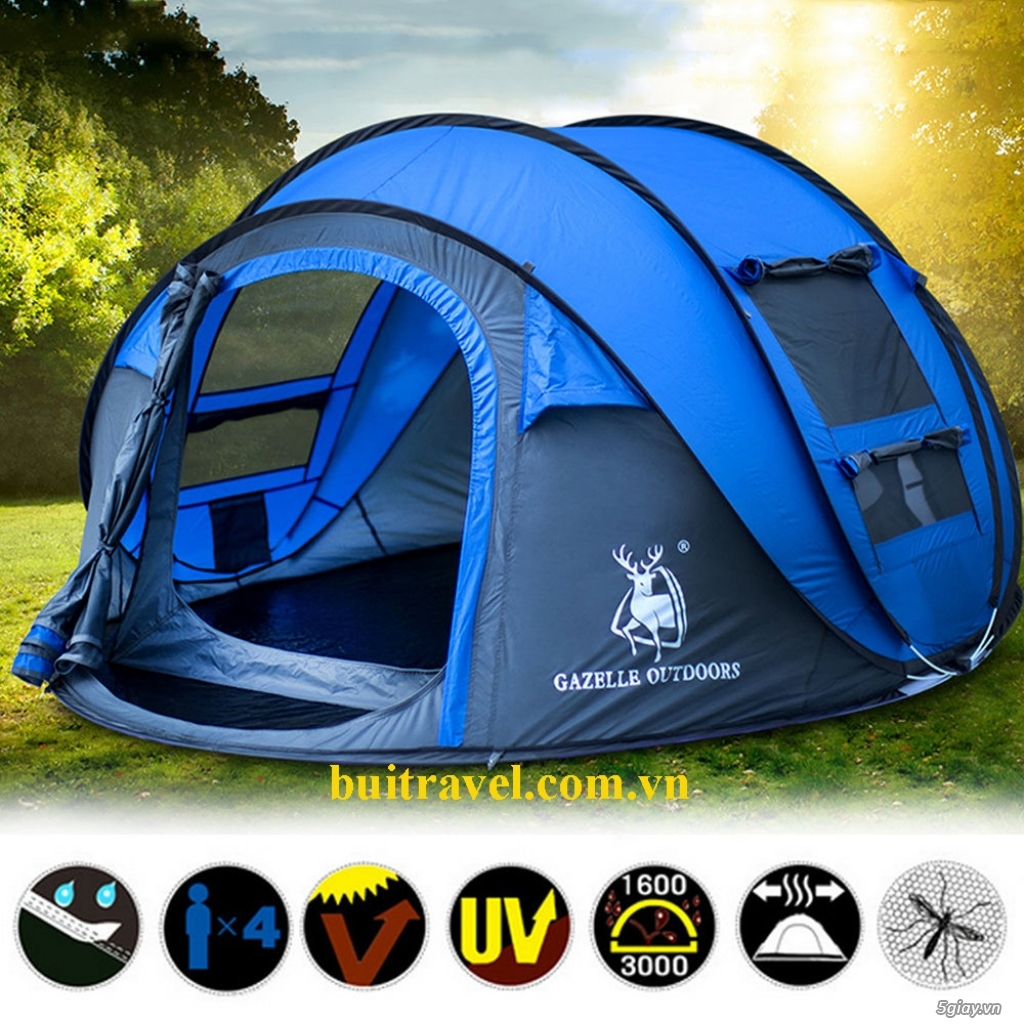 Lều Cắm Trại Tự Động Gazelle Outdoors GL1265 - 4