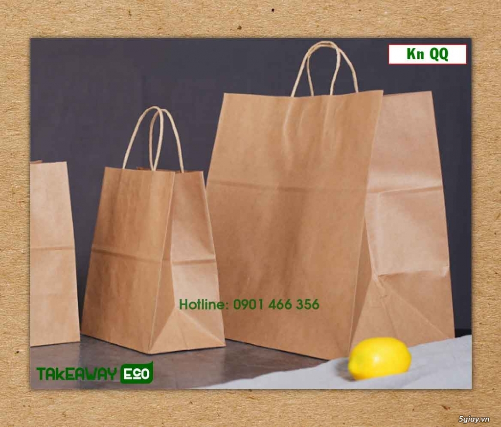 Túi giấy kraft shopping - 18