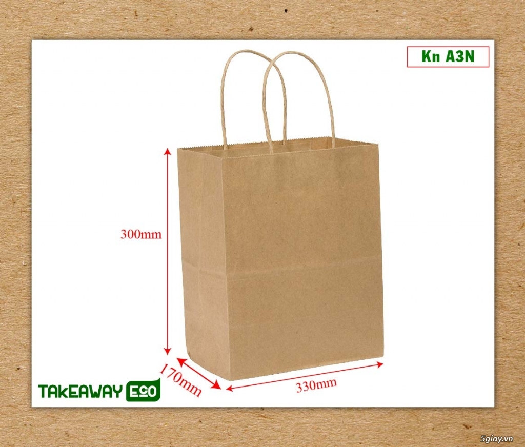Túi giấy kraft shopping - 6