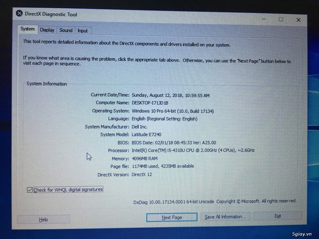 Dell ultrabook E7240 core i5, đời 4, nặng 1.36kg, Giá 5trxx - 3