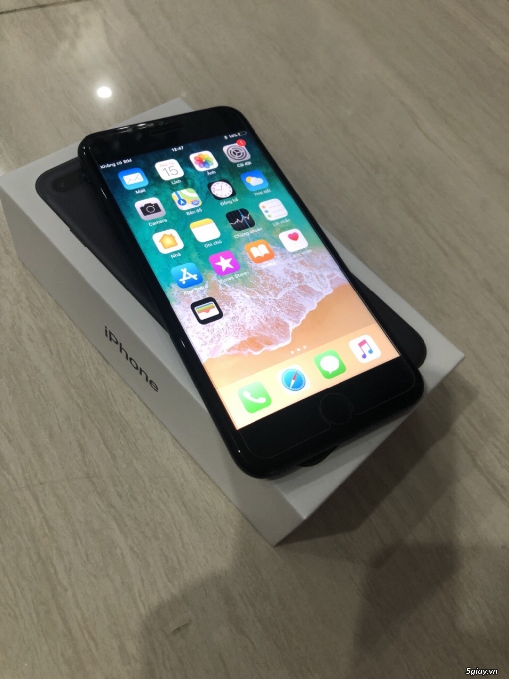 Chán bán iPhone 7plus đen nhám 128 g zin