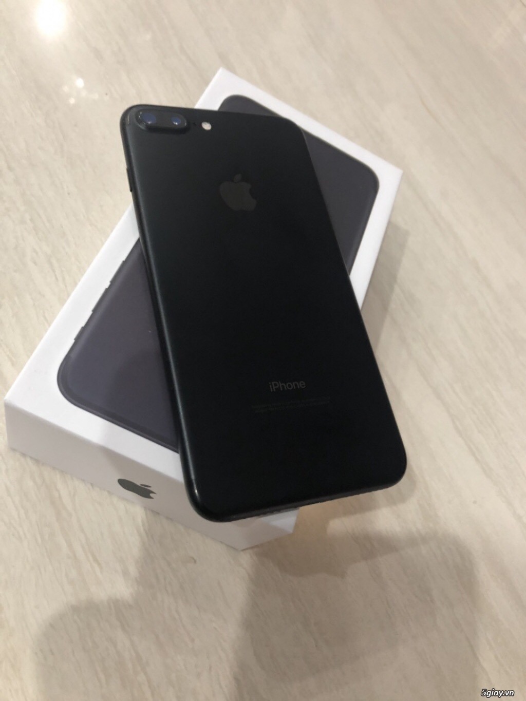 Chán bán iPhone 7plus đen nhám 128 g zin - 1