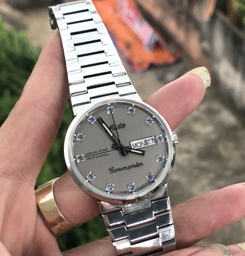 đồng hồ Mido Ocean Star Datoday commamder automatic swiss made - 7