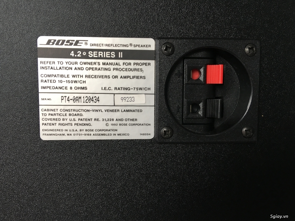Loa Bose 4.2 series ii walnut - 4