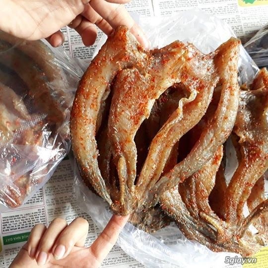Khô cá lóc nhà làm