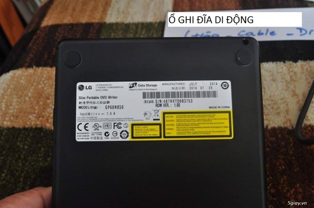 (USA) Ổ Ghi Dĩa Di Động LG + Bộ chia cổng HDMI (1 IN 4 OUT) - 2